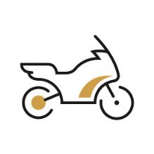 Icono de una motocicleta
