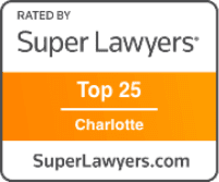Logotipo de Super Laywer Top 25 Charlotte