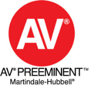 Logotipo Rojo de AV Preeminent