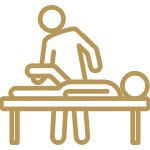 Gold vocational rehabilitation icon