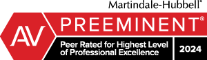 Martindale-Hubbard Preeminent Rating 2024