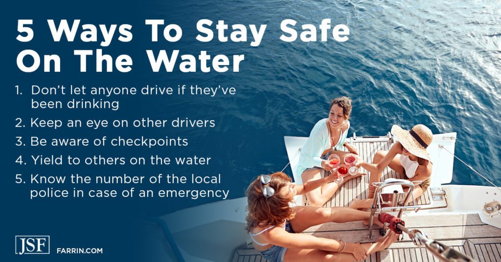 5 ways to stay safe on the water including yielding, knowing checkpoints and the local police number