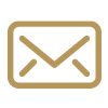 Icono dorado correo electrónico 