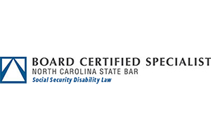 North Carolina State Bar Board Certfied Specialist Social Security Disability Law Logo