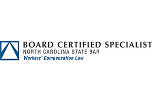 North Carolina State Bar Board Certfied Specialist Workers' Compensation Law Logo