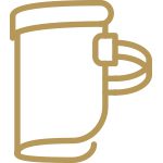 gold faceshield icon