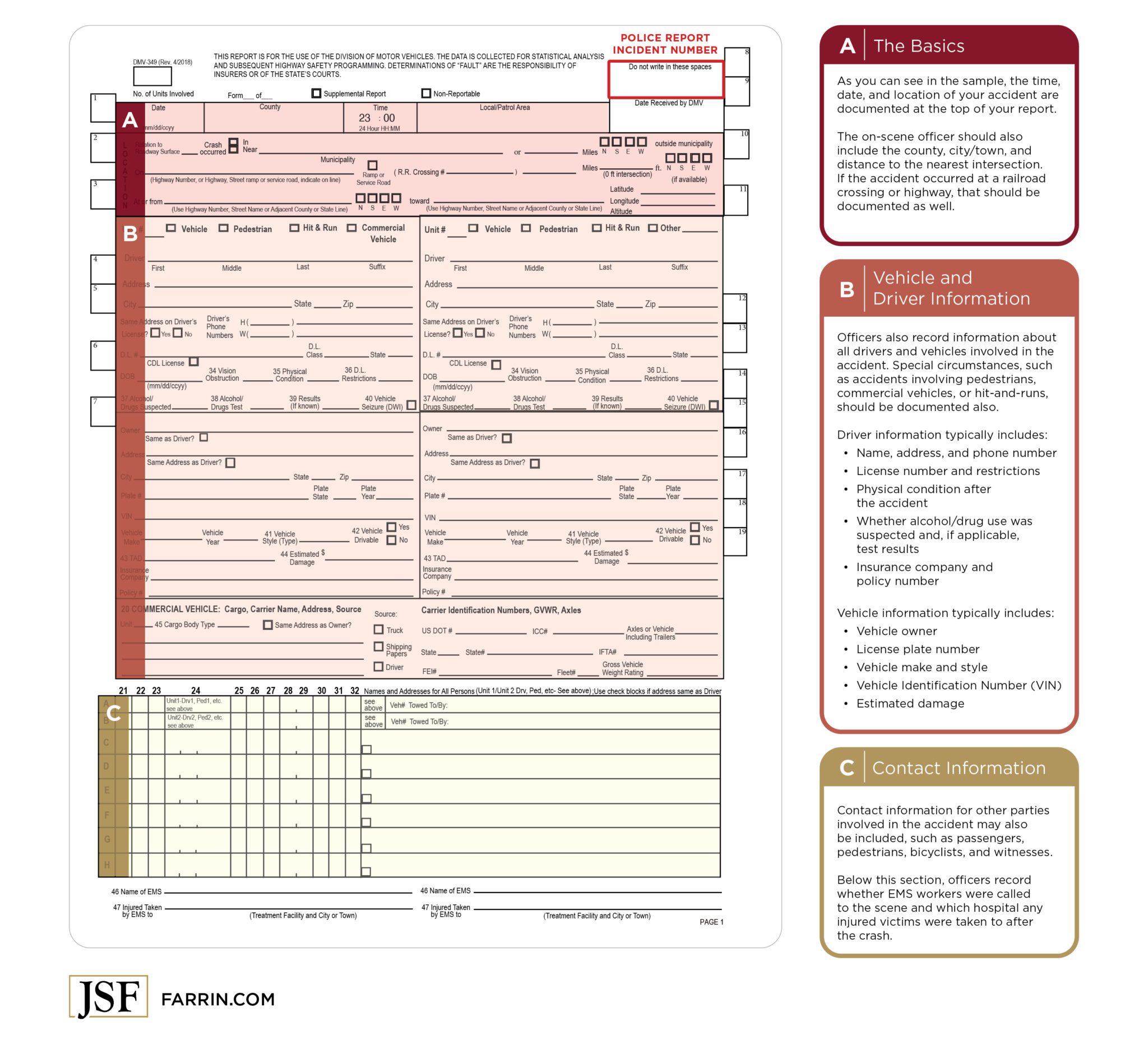How to Read a North Carolina Police Report James Scott Farrin