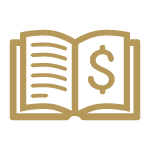 Fair market value guide book icon.