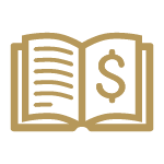 Fair market value guide book icon.