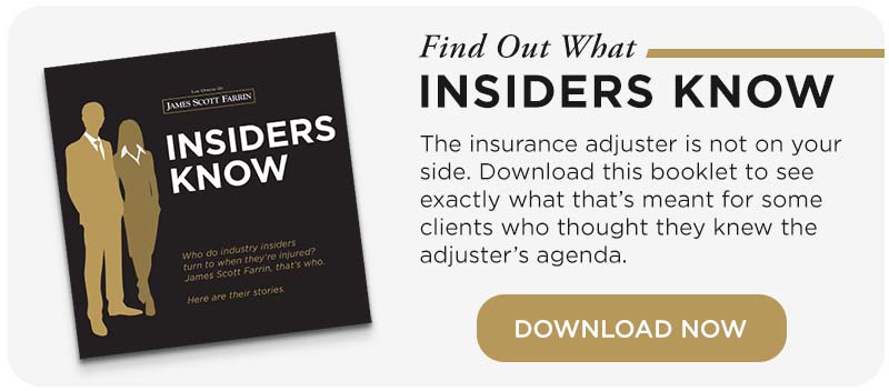 The insurance adjuster is not on your side. Download our "Insiders Know" ebook to learn more.