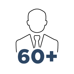 60+ attorneys