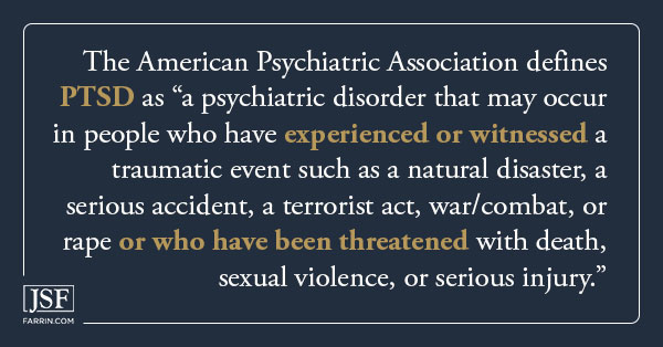 American Psychiatric definition of PTSD