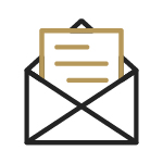 Icon of a document inside an envelope.