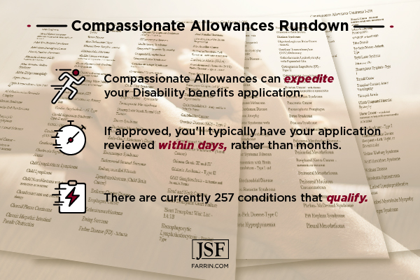 Here's the Compassionate Allowances rundown for a faster application process