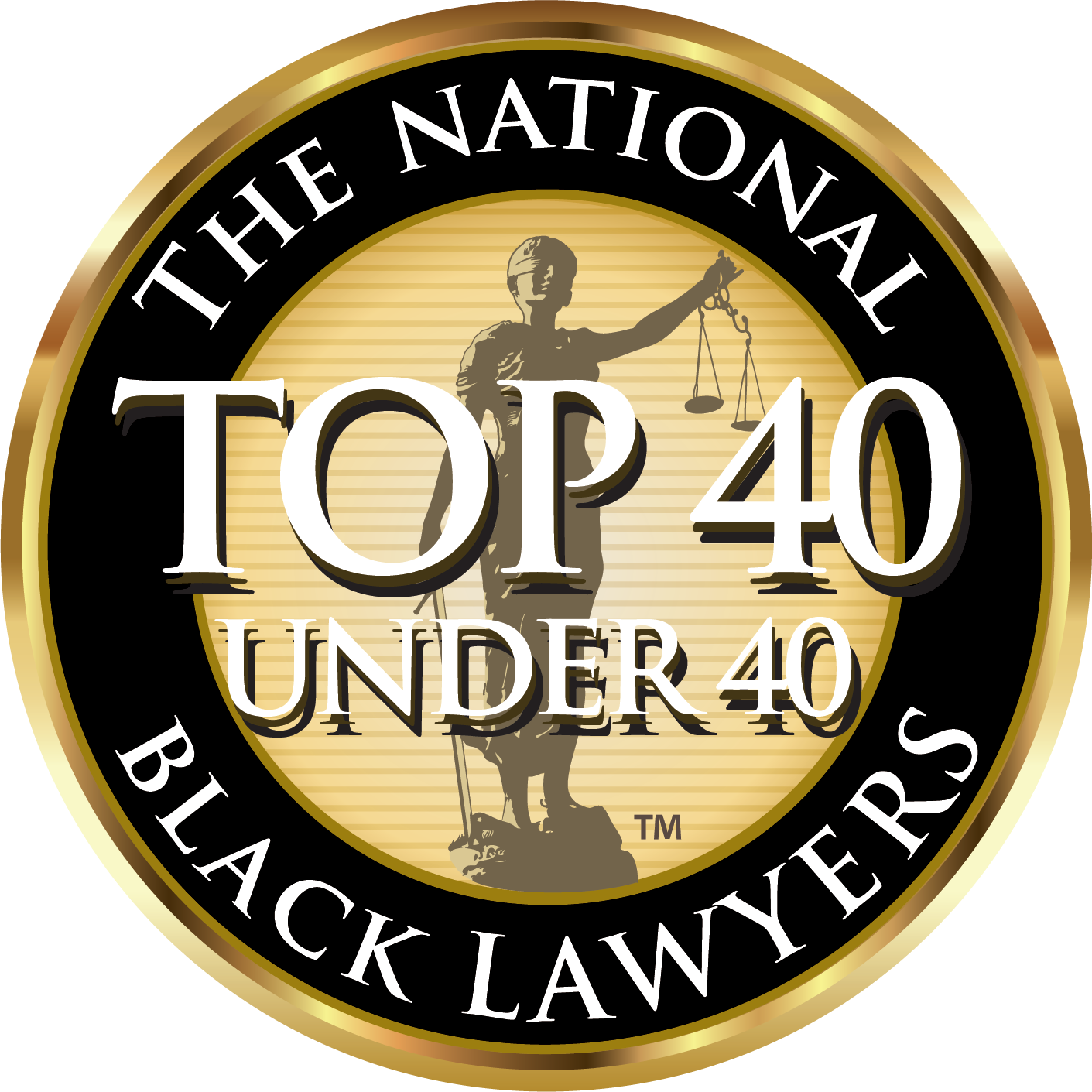 2024 National Black Lawyers Top 40 Under 40 Logo