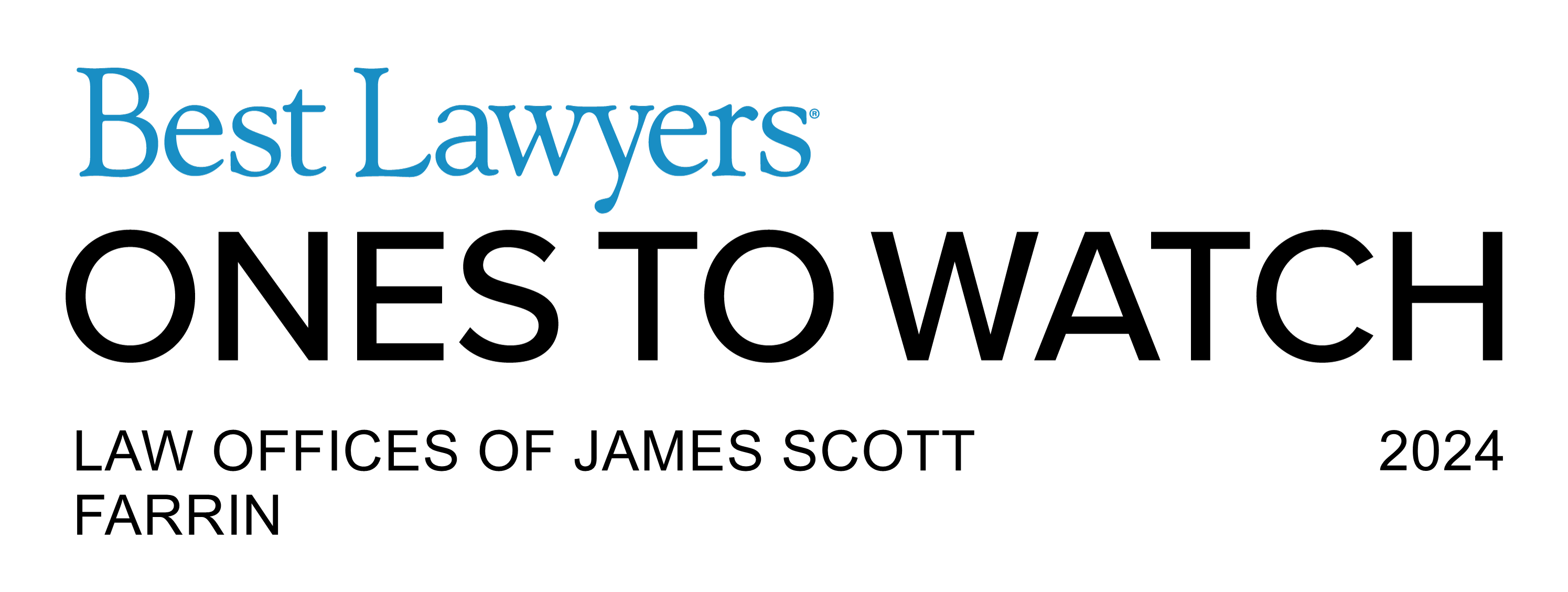 Best Lawyers Ones to Watch Logo 2024