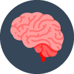 An icon of a human brain.