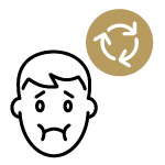 Cyclical vomiting icon.