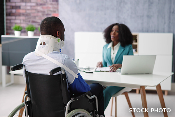 James Scott Farrin attorneys address disabled clients concerns.