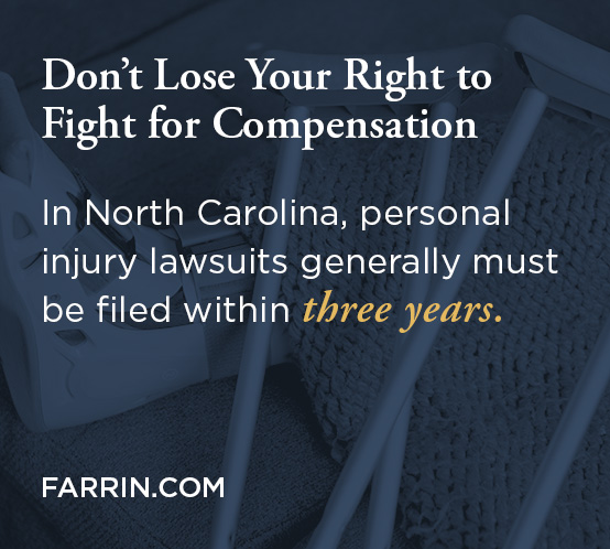 What Is the Deadline for Filing a Personal Injury Lawsuit in North Carolina?